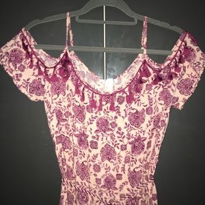 Dress With Tassels and Slit